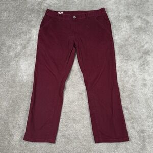 Mugsy Jeans Mens 34X26 Maroon‎ Stretch Denim